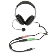 StarTech.com Headset-adapter för headset med separata hörlurs-/mikrofon-kontakter