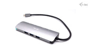 i-tec Metal C31NANODOCKLANPD dockningsstationer för bärbara datorer Kabel USB 3.2