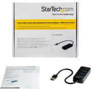 StarTech.com USB 3.0-hubb med 4 portar