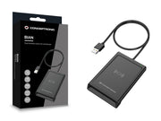 Conceptronic BIAN11B läsare smarta kort inomhus USB USB 2.0 Svart