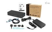 i-tec CADUAL4KDOCKPD2 dockningsstationer för bärbara datorer Kabel USB 3.2 Gen 1