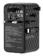Verbatim Charge 'n' Travel 70W Universal Svart AC Snabb laddning inomhus