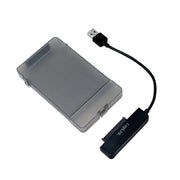 LogiLink AU0037 Hölje för lagringsenheter HDD- / SSD kabinett Grå 2.5"