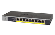 NETGEAR GS108LP Ohanterad Gigabit Ethernet (10/100/1000) Strömförsörjning via
