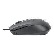 Manhattan 190190 datormöss Kontor Ambidextrous USB Type-A Optisk 1000 DPI