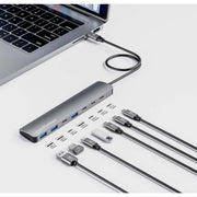 Manhattan 181167 dockningsstationer för bärbara datorer Kabel USB 3.2 Gen 2 (3.1 Gen