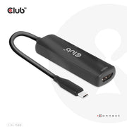 CLUB3D CAC-1588 videokabeladapter 0,17 m USB Type-C HDMI Svart