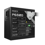 GIGABYTE GP-P650G strömförsörjningsenheter 650 W 20+4 pin ATX ATX Svart