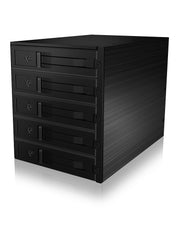 ICY BOX IB-565SSK 3x 5,25" Fack för datalagringsenhet Svart
