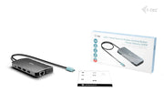 i-tec C31NANOTRIDOCKPD dockningsstationer för bärbara datorer Kabel USB 3.2 Gen 1