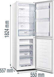 Gorenje NRK418ECW4 Fristående 256 l Vit