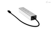 i-tec Metal C31HUBMETAL8KPDPRO gränssnittshubbar USB Type-C 10000 Mbit/s Silver
