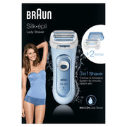 Braun Silk-épil 81653271 rakapparater för kvinnor 3 huvuden Trimmer Blå