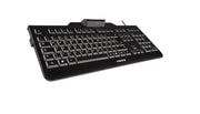 CHERRY KC 1000 SC tangentbord Kontor USB QWERTY Engelska (USA) Svart