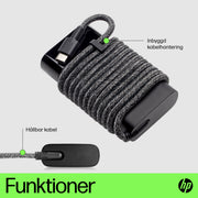 HP USB-C 65 W laddare för bärbar dator