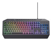 Trust GXT 836 Evocx tangentbord Spela USB QWERTY Engelska (USA) Svart