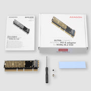 Axagon PCEM2-1U nätverkskort/adapters Intern M.2