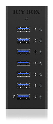ICY BOX IB-AC618 USB 3.2 Gen 1 (3.1 Gen 1) Type-B 5000 Mbit/s Svart
