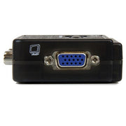 StarTech.com Svart USB KVM-switch-paket med 2 portar