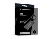 Conceptronic BIAN10B kortläsare USB 3.2 Gen 1 (3.1 Gen 1) Type-A/Type-C Svart