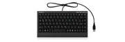 KeySonic ACK-595C+ (US) tangentbord Hem USB QWERTY Engelska (USA) Svart