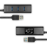 Axagon HUE-S2BP gränssnittshubbar USB 3.2 Gen 1 (3.1 Gen 1) Type-A 5000 Mbit/s Svart