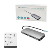 i-tec Metal C31NANODOCKPROPD dockningsstationer för bärbara datorer Kabel USB 3.2