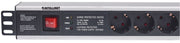 Intellinet 713962 grenuttag 6 AC-utgångar 1.5U Svart