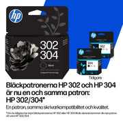 HP 302/304 trefärg originalbläckpatron