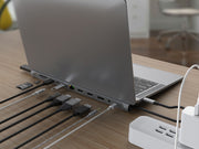 Conceptronic DONN17G dockningsstationer för bärbara datorer Kabel USB 3.2 Gen 1 (3.1