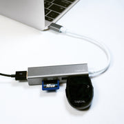 LogiLink UA0305 dockningsstationer för bärbara datorer Kabel USB 3.2 Gen 1 (3.1 Gen