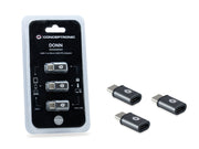 Conceptronic DONN05G kabelomvandlare (hane/hona) USB 2.0 Type-C USB 2.0 Micro Svart