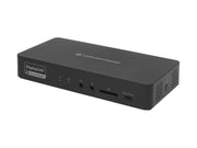 Conceptronic DONN31B dockningsstationer för bärbara datorer Kabel USB 3.2 Gen 2 (3.1