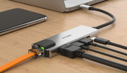 D-Link DUB-M520 dockningsstationer för bärbara datorer Kabel Thunderbolt 3 Aluminium
