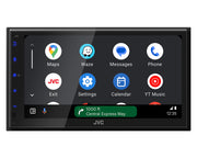 JVC KW-M695DBW radio/digitalmottagare för bil Svart