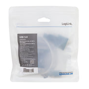 LogiLink UA0042B konverterare/repeaters/isolatorer USB 2.0 RS-232 Grön