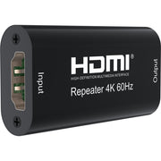 Techly IDATA HDMI2-RIP4KT AV-förlängare Repeater för AV-utrustning Svart