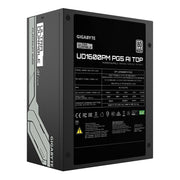 GIGABYTE UD1600PM PG5 AI TOP strömförsörjningsenheter 1600 W 20+4 pin ATX Svart