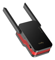 Cudy RE3000 nätverksförlängare Nätverksrepeater Svart - Wi-Fi 6