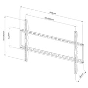 Techly ICA-PLB 162XL tv-fäste 2,03 m
