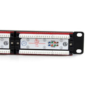 StarTech.com 1U hyllmonterbar Cat 6 110 patchpanel med 24 portar
