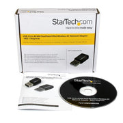 StarTech.com USB 2.0 AC600 trådlös-AC-nätverksadapter med mini dual-band - Wi-Fi 5