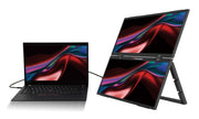 Verbatim Portable 15.6" FHD Dual Monitor Essentials Bärbara monitor Svart