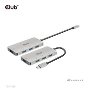 CLUB3D CSV-1547 gränssnittshubbar USB 3.2 Gen 2 (3.1 Gen 2) Type-C 10000 Mbit/s Svart