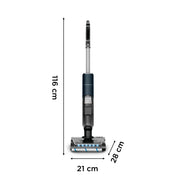 Rowenta X-Clean 7 GZ5735E0 upprättstående dammsugare och elektrisk sopborste
