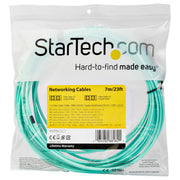 StarTech.com 7 m OM4 LC till LC-multiläge duplex fiberoptisk patchkabel