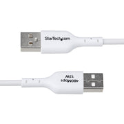 StarTech.com 1 m USB-A till USB-C-laddningskabel