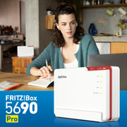 Box 5690 Pro trådlös router Gigabit Ethernet Tri-band (2,4 GHz / 5 GHz / 5 GHz) Vit