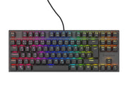 GENESIS NKG-1886 tangentbord Spela USB QWERTZ tyska Svart