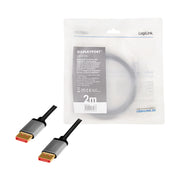 LogiLink CDA0105 DisplayPort-kabel 2 m Svart